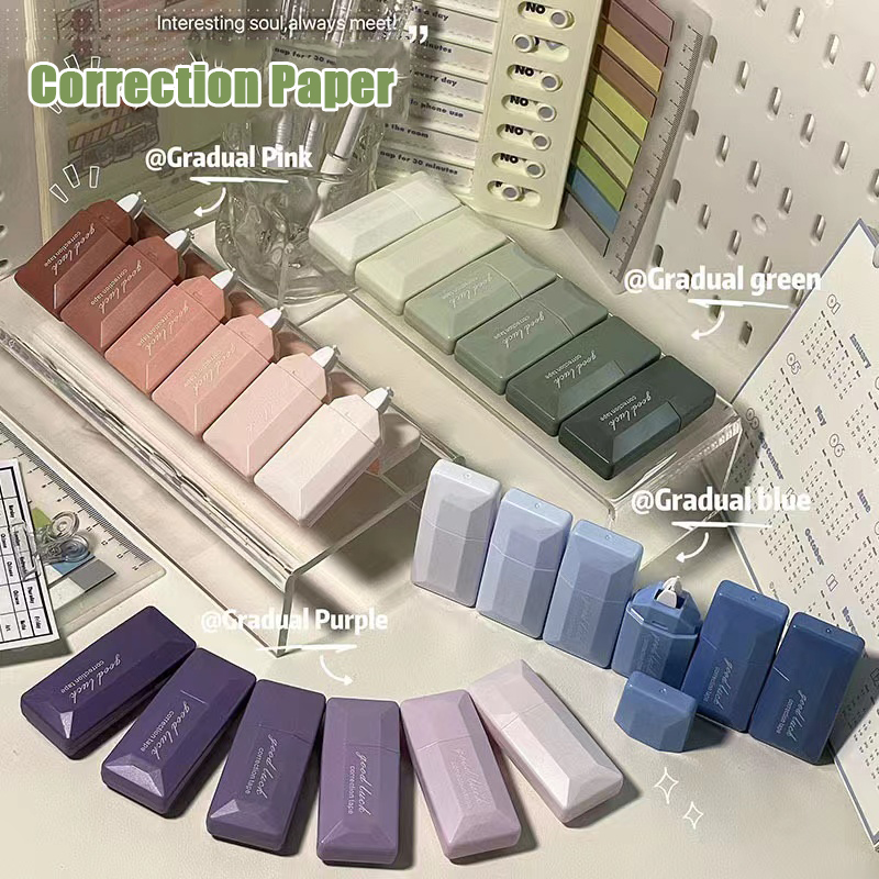 Correction Tape Roller - 6 шт., корректирующая лента с градиентом
