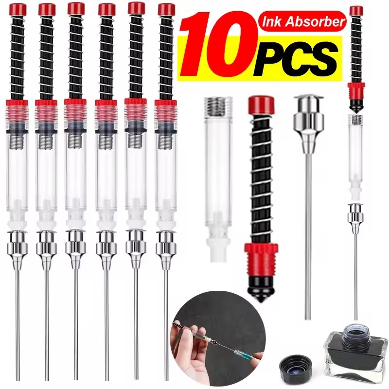 Stationery Supplier - 1-10 шт. Пружинный насос-заправщик для чернил