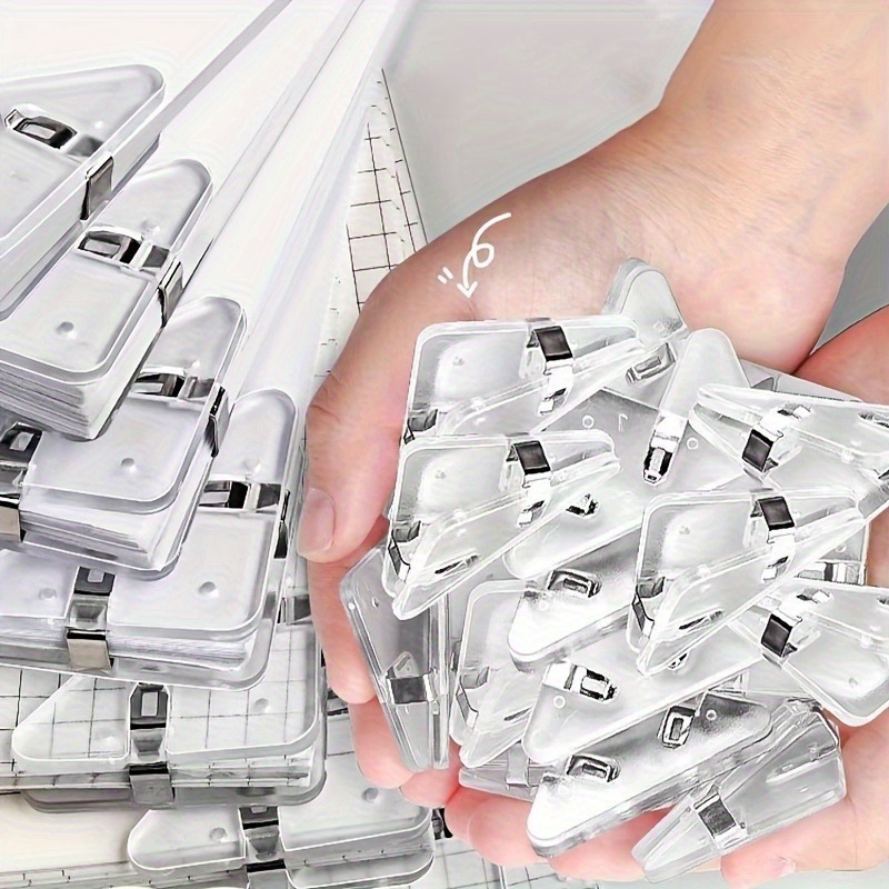 Набор прозрачных треугольных з – обзор и цена Binder Clip Assorted