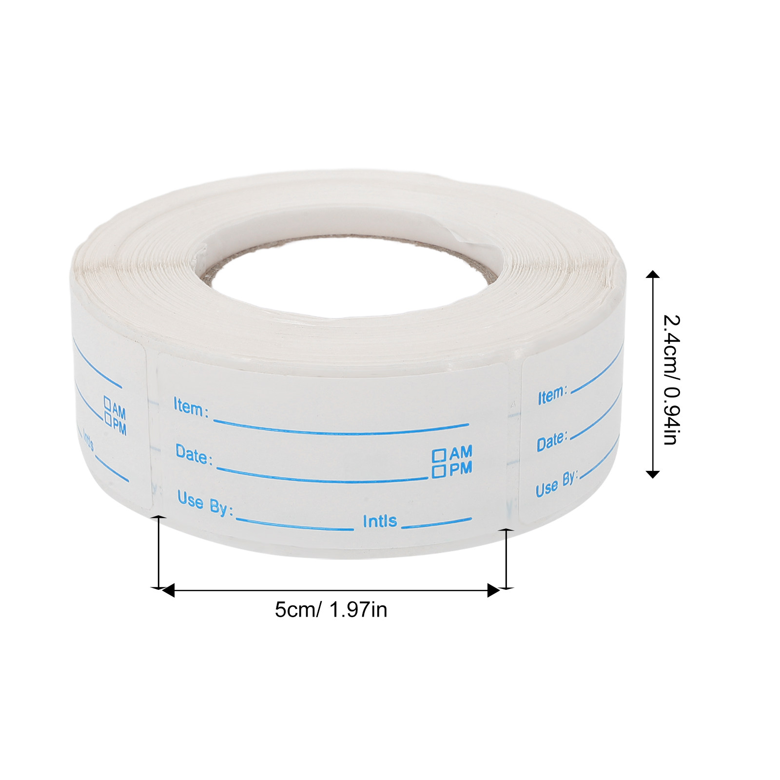 1 рулон наклеек с датой изгото – обзор и цена Sticker Label Roll