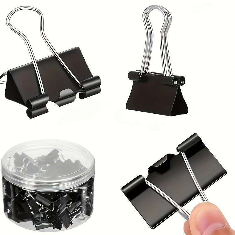 Цветные и черные зажимы для бу – обзор и цена Binder Clip Assorted