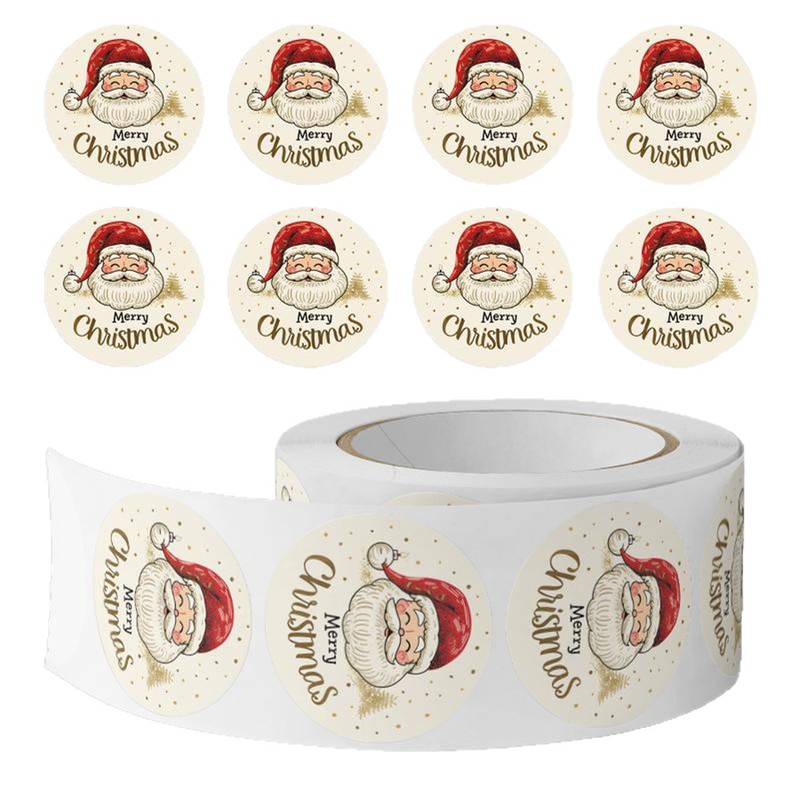 500 шт./рулон. Рождественские  – обзор и цена Sticker Label Roll